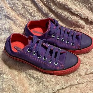 Purple and Pink Converse like a couple of times. Womens size 7